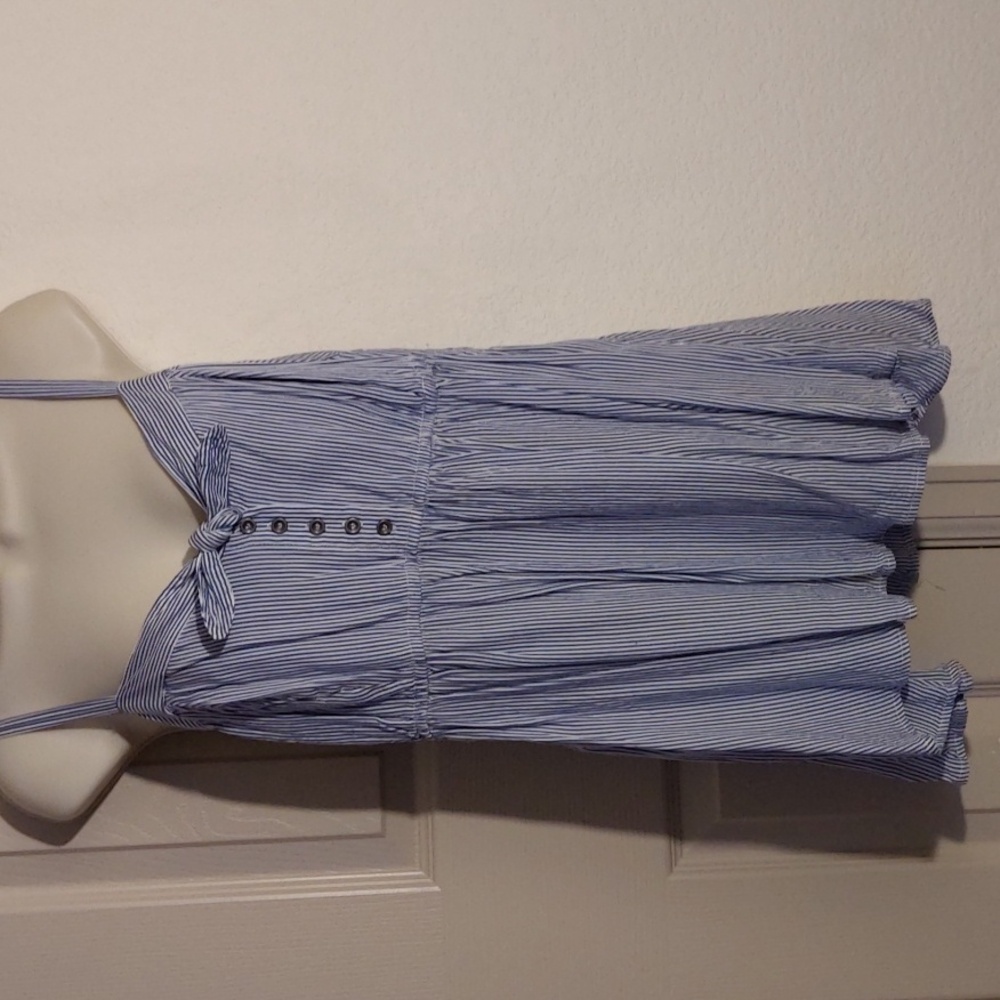 Torrid size 2 blue and white striped tank